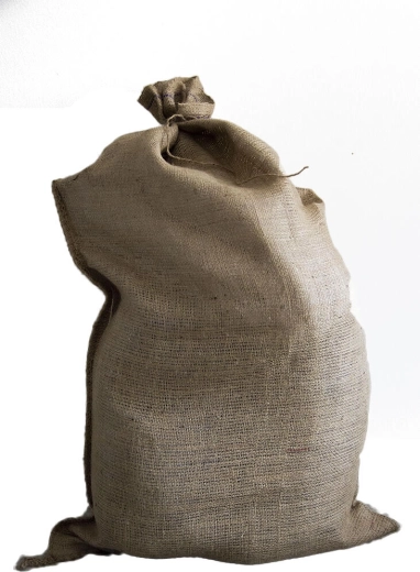 Saco de yute con cordón 95 × 56 cm