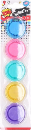 Imanes redondos de colores 40 mm – set de 5 uds.