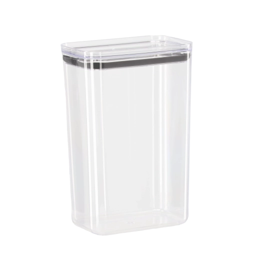 Caja de almacenamiento rectangular para alimentos 3,1 l con junta