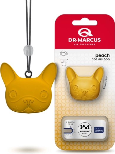 Dr. Marcus Cosmic Dog ambientador para coche con aroma a melocotón