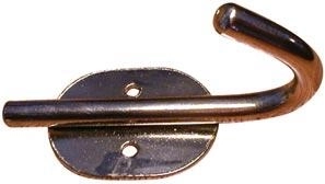 Percha Mono Mini níquel 40 × 80 mm