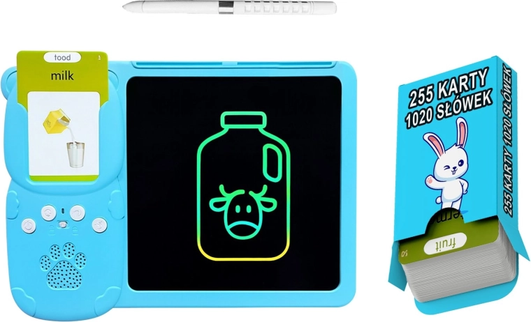 Lector interactivo de tarjetas educativas Renew Force con tableta de dibujo