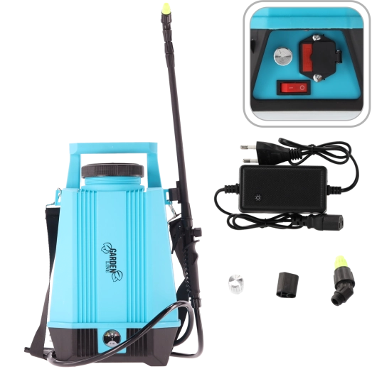 Pulverizador de mochila a batería 8 l