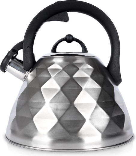 Hervidor de acero inoxidable con silbato 3,4 l Orion