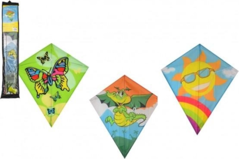 Cometa voladora de nailon 60 × 70 cm, 3 motivos