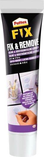Pattex Fix & Remove adhesivo transparente 44 g