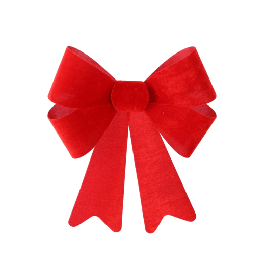 Lazo navideño rojo 36 × 51 cm