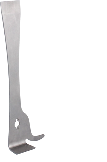 Cincel apícola de acero inoxidable con palanca separadora 26 cm