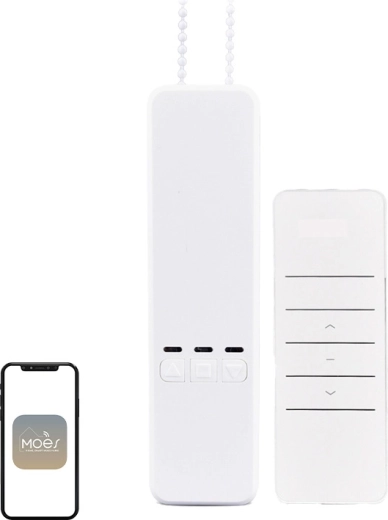 Motor inteligente Moes para persianas con Wi‑Fi
