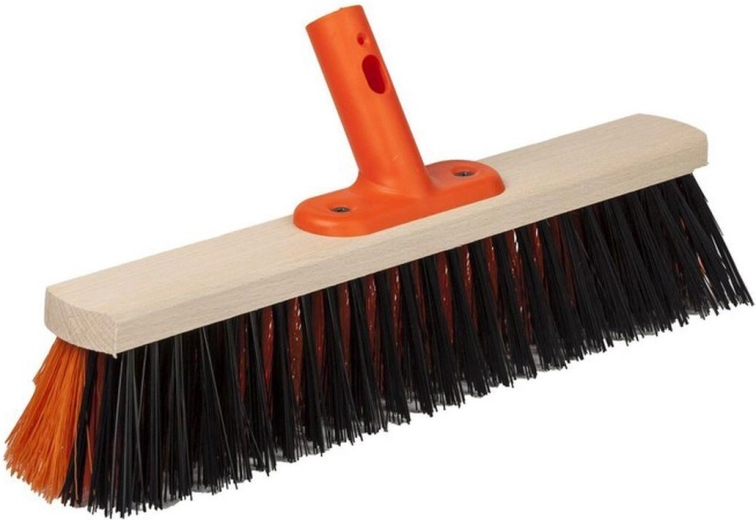 Cepillo híbrido de calle 50 cm con fibras de nailon para mango KLIK