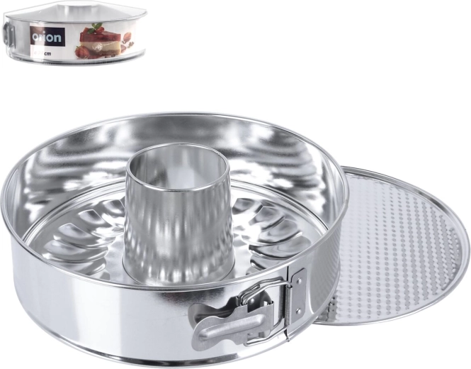 Molde para hornear estañado para tarta y bizcocho tipo bundt de 24 cm
