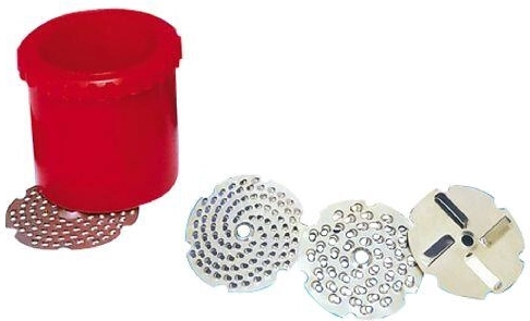 Rallador manual giratorio con 3 discos intercambiables