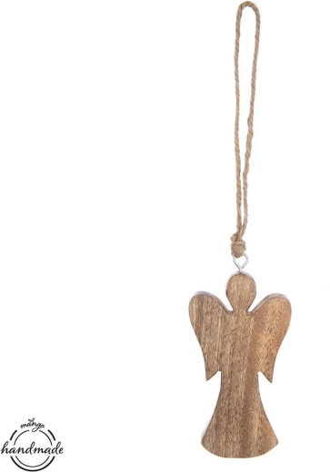 Ángel de madera de mango 14,7 cm