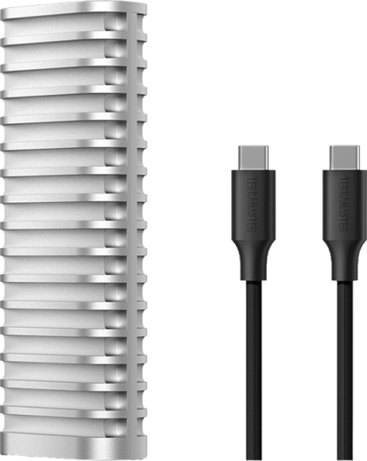 Terramaster D1 SSD Plus carcasa externa para SSD M.2 NVMe (USB4, 1 bahía)