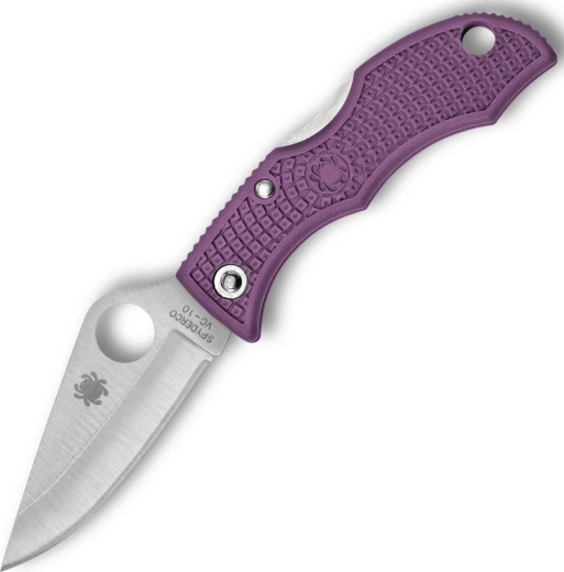 Spyderco Ladybug 3 Lightweight navaja de bolsillo plegable morada