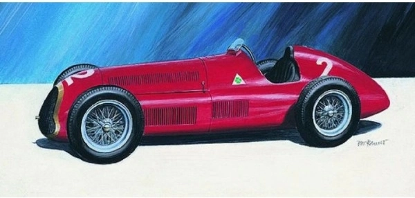 Modelo de coche Alfa Romeo Alfetta 1950