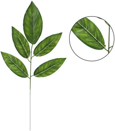 Juego de ramitas artificiales de mango, 59 cm, verdes (12 uds.)