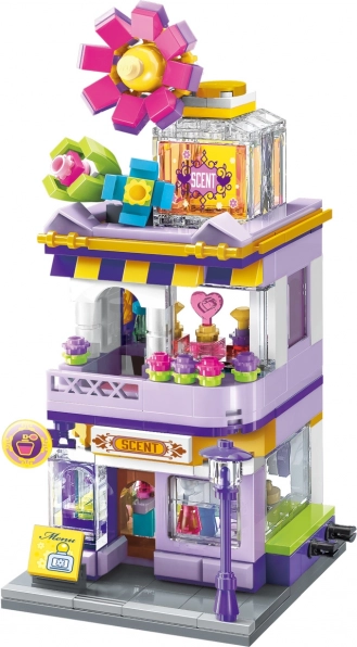 Qman City Corner perfumería kit de construcción