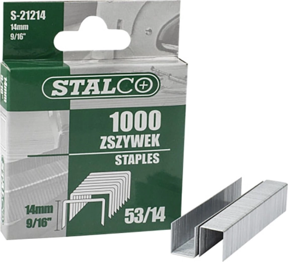 Grapas para grapadora 12 mm STALCO, tipo A (1000 uds)