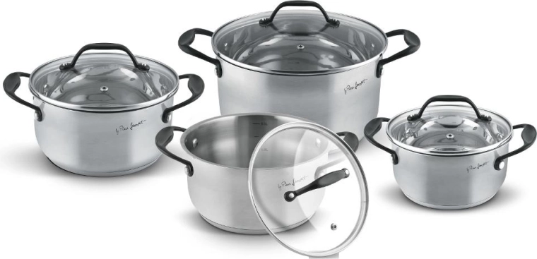 Set de utensilios de cocina de acero inoxidable Lamart Potto, 8 piezas