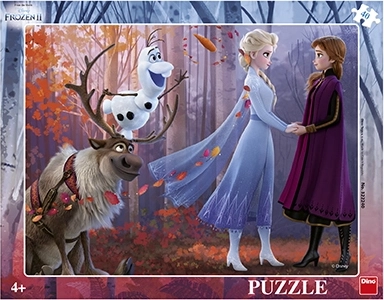 Puzle Dino Frozen II 40 piezas para la alegría de los niños