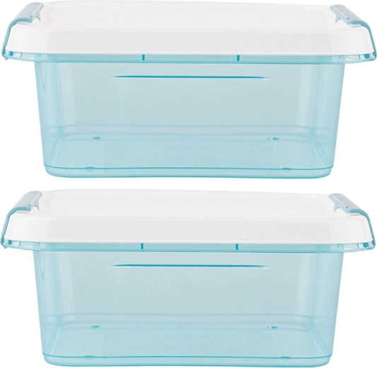 Arcticline juego de recipientes cuadrados para alimentos 2× 2 l