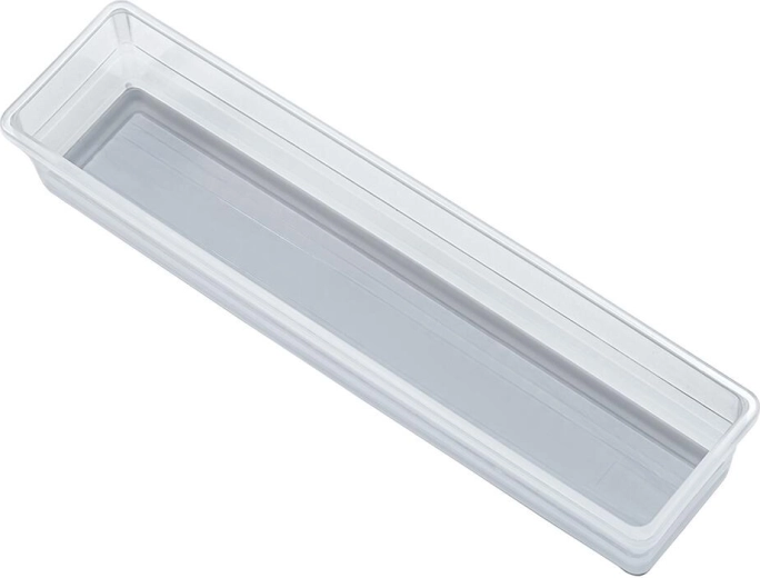 Organizador para cajón SISTEMO 30 × 7,5 × 5 cm, transparente/gris