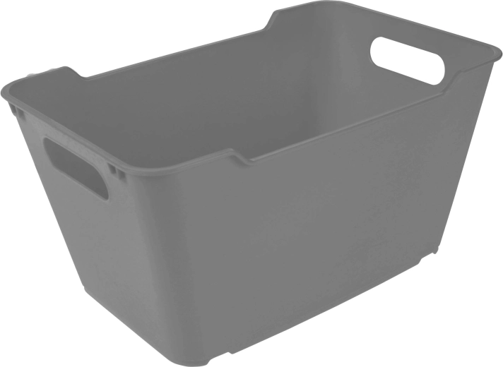 Caja de almacenamiento Lotta de 6 l en gris nórdico
