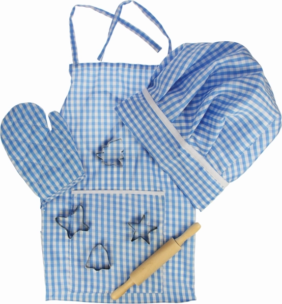 Set de cocinero azul para niños de Bigjigs Toys