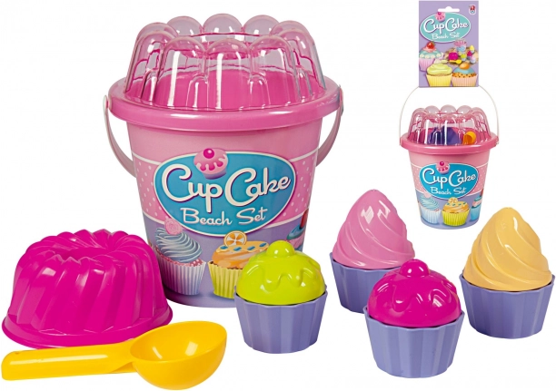 Androni set de arena pastelitos – mediano – Rosa