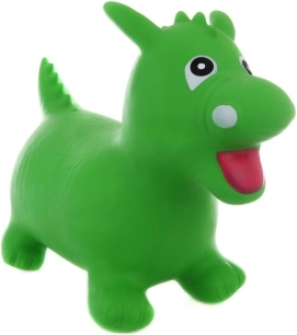 Saltador dragón – saltador inflable verde para niños