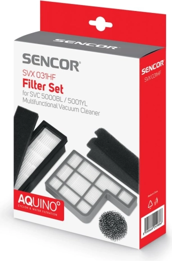 Juego de filtros para aspiradoras Sencor SVC 500x