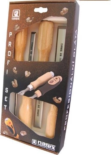 Juego de cinceles planos 4 uds