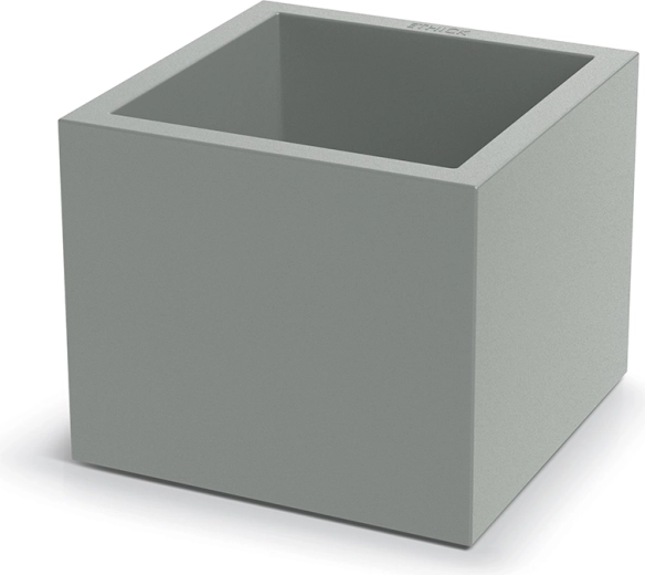 Macetero Cubla Square 38 cm gris hormigón