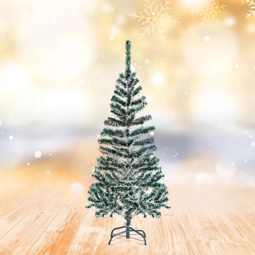Árbol de Navidad artificial nevado de 150 cm