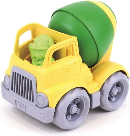 Camión hormigonera amarillo Green Toys