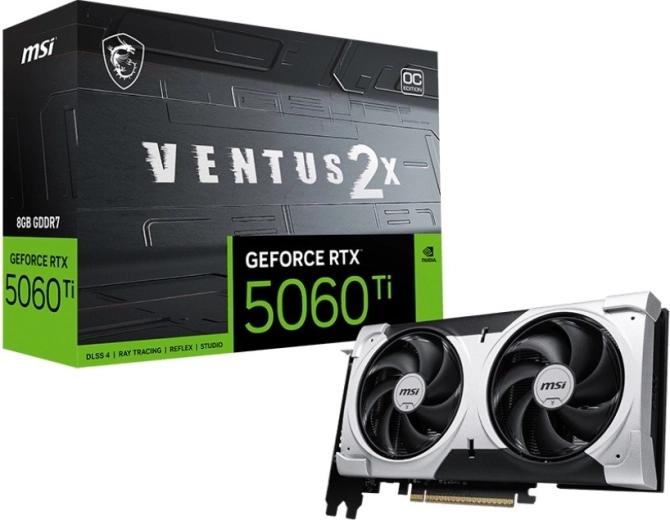 Tarjeta gráfica GeForce RTX 5060 Ti 8GB Ventus 2X OC Plus