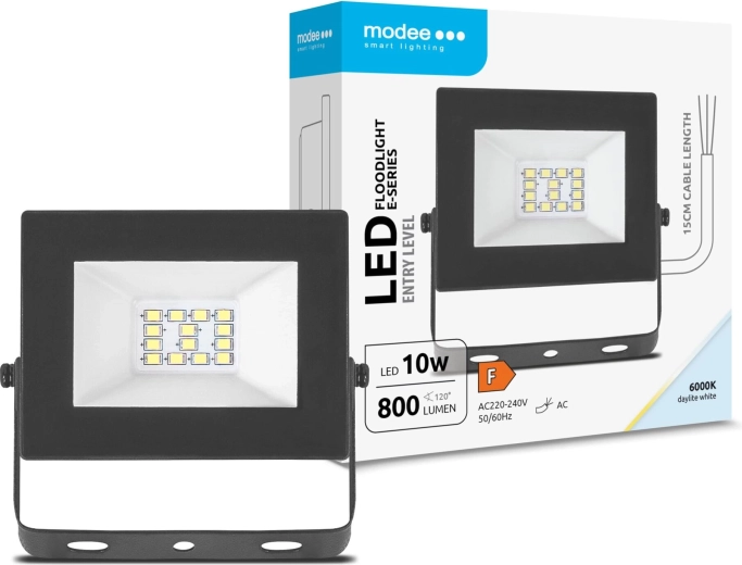 Reflector LED Modee E‑series Slim 10 W, 120°, 800 lm, blanco frío