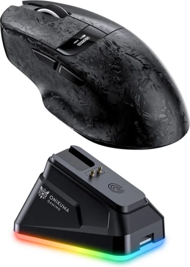 Ratón gaming inalámbrico ONIKUMA DM08 negro