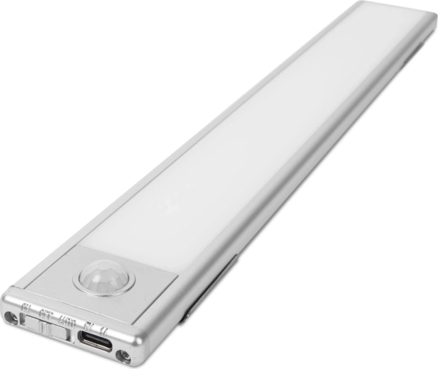 Lámpara LED para muebles con sensor de movimiento y batería recargable, 30 cm