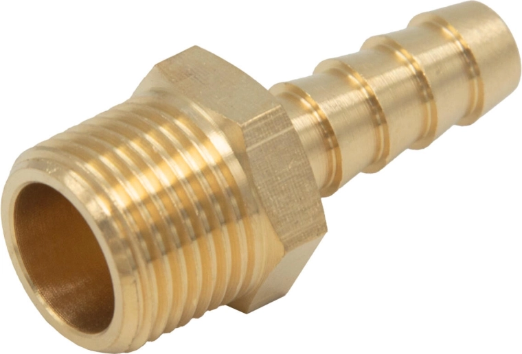 Racor exterior 3/8" para manguera de 9 mm