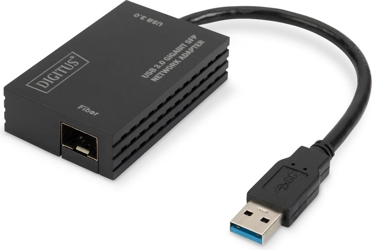 Digitus adaptador USB 3.0 a Ethernet SFP gigabit (RJ45/SFP) 1 Gb/s