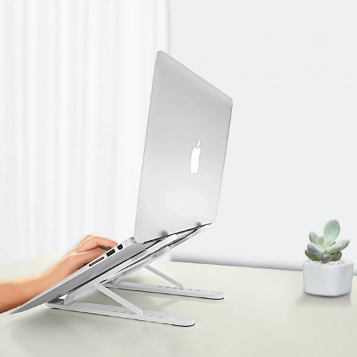 Soporte plegable para portátil – blanco