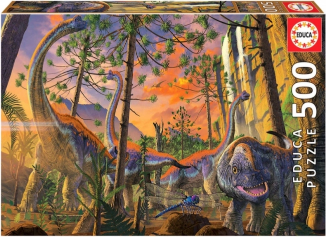 Puzzle EDUCA dino curioso – 500 piezas