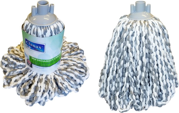 Recambio de cabezal de mopa de microfibra 165 g con rosca gruesa