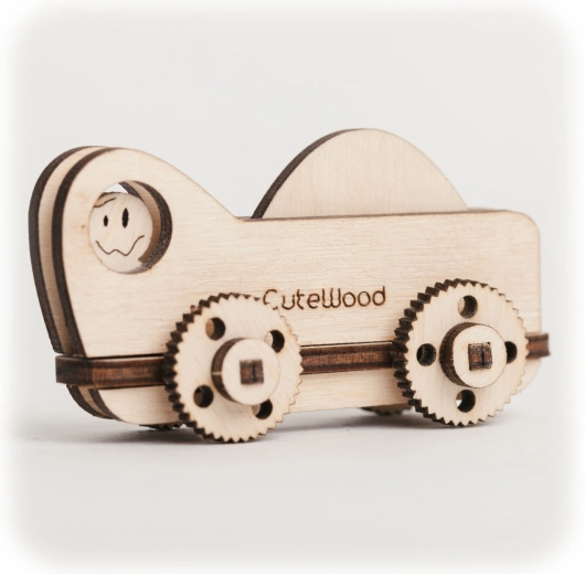 CuteWood rompecabezas 3D de madera camión