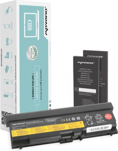 Batería Movano para Lenovo ThinkPad L530 / T430 / T530 6600 mAh (71 Wh)