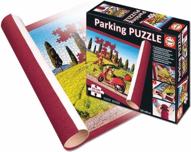 Alfombrilla enrollable para puzles de 500-2000 piezas