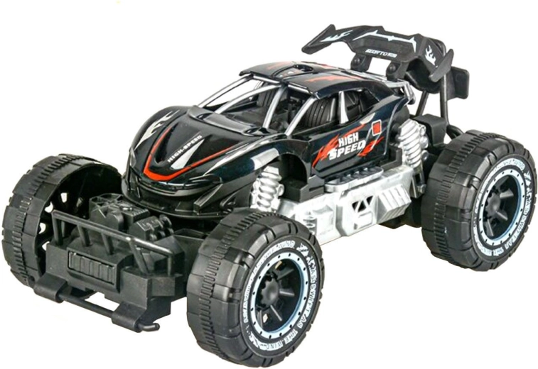 Coche todoterreno de fricción negro - 1 pieza