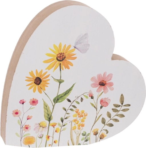 Corazón de madera «Pradera» – decoración de interior autoportante